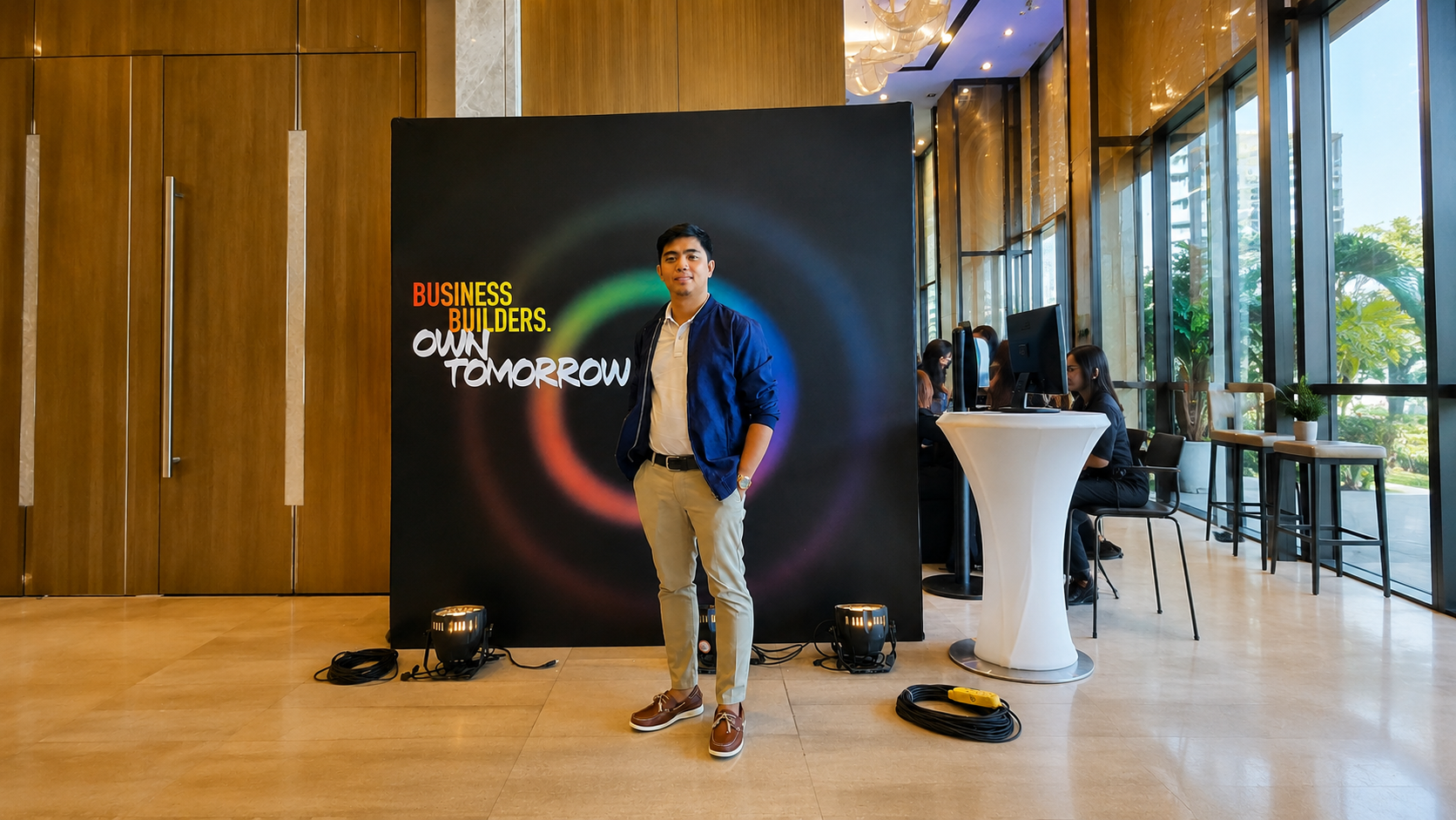 Ryan Paolo De La Cruz at a business innovation event